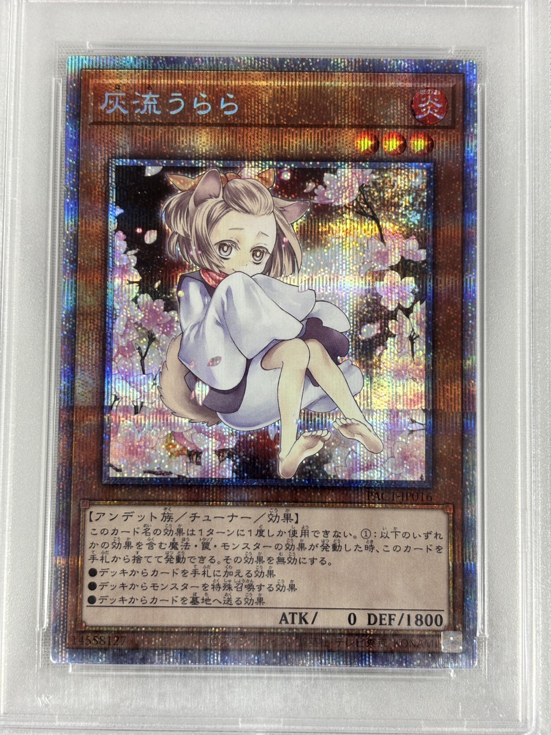 【PSA10】(新)灰流うらら【PSE】〈PAC1-JP016〉