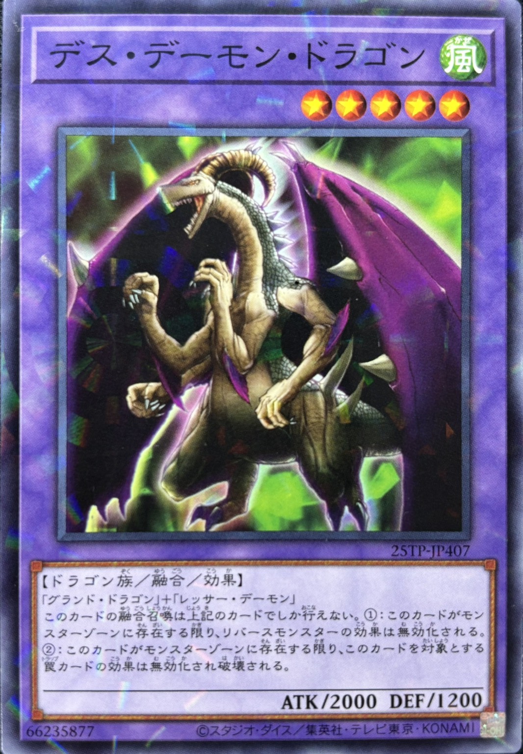 デスデーモンドラゴン【N+P】〈25TP-JP407〉