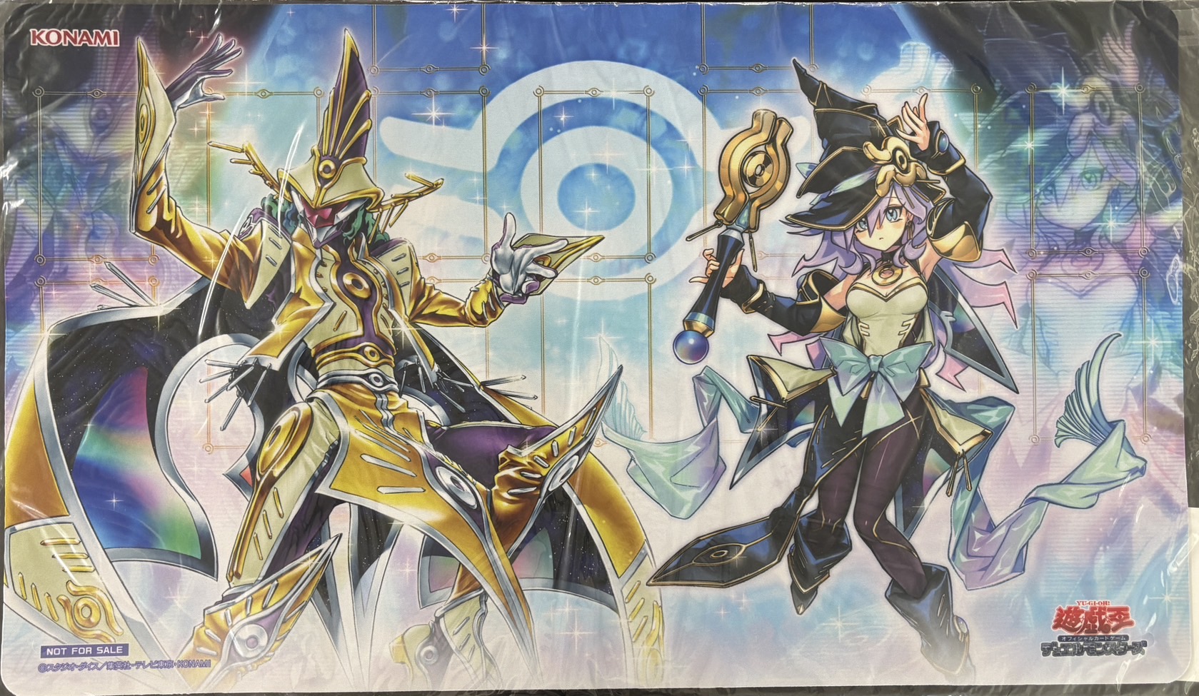 【SALE】【プレイマット】幻惑の見習い魔術師&幻惑の魔術師(遊戯王の日)