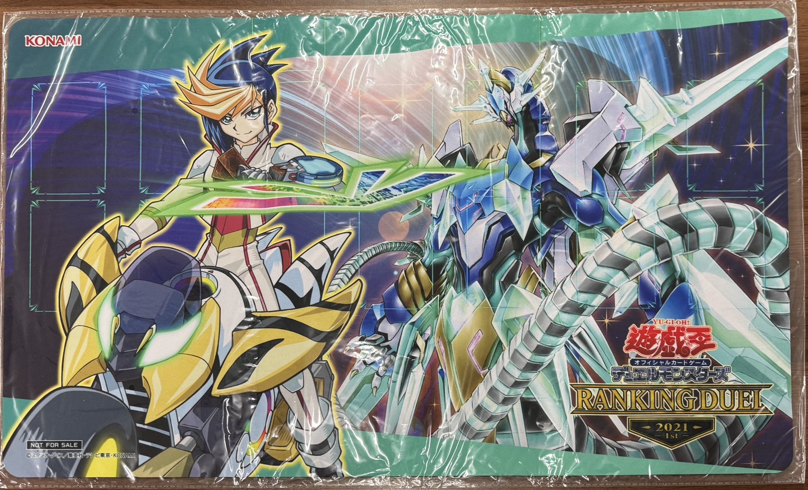 【プレイマット】クリスタルクリアウィングシンクロドラゴン RANKING DUEL  2021 1st
