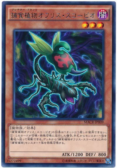 【状態B】捕食植物オフリススコーピオ【R】〈MACR-JP009〉