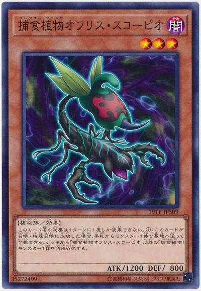 【SALE】【状態B】捕食植物オフリススコーピオ【N】〈19TP-JP309〉