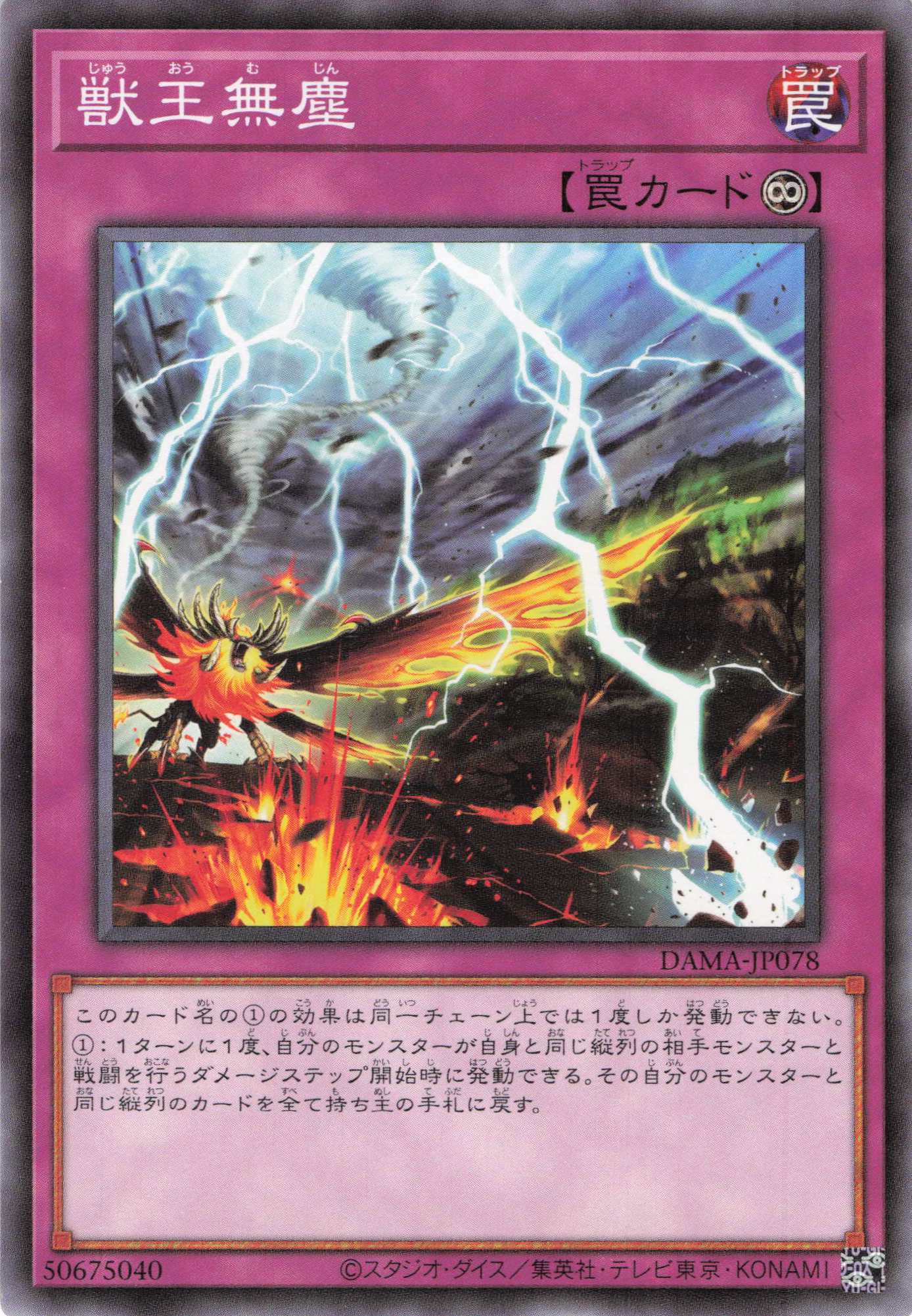 獣王無塵【N】〈DAMA-JP078〉