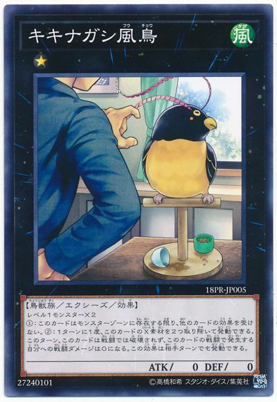 【状態B】キキナガシ風鳥【N】〈18PR-JP005〉