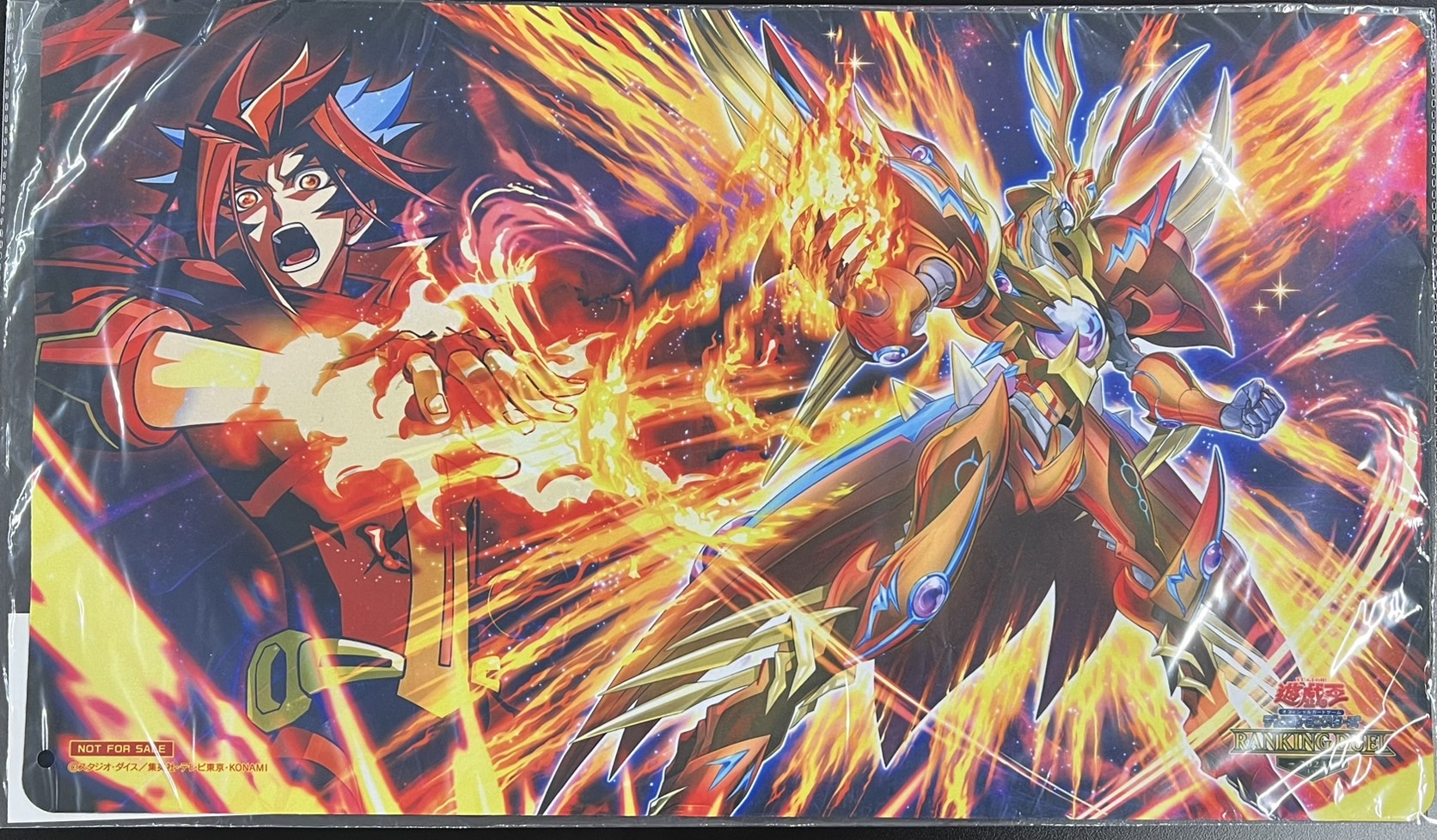 【特別価格】【プレイマット】転生炎獣レイジングフェニックス＆ソウルバーナー