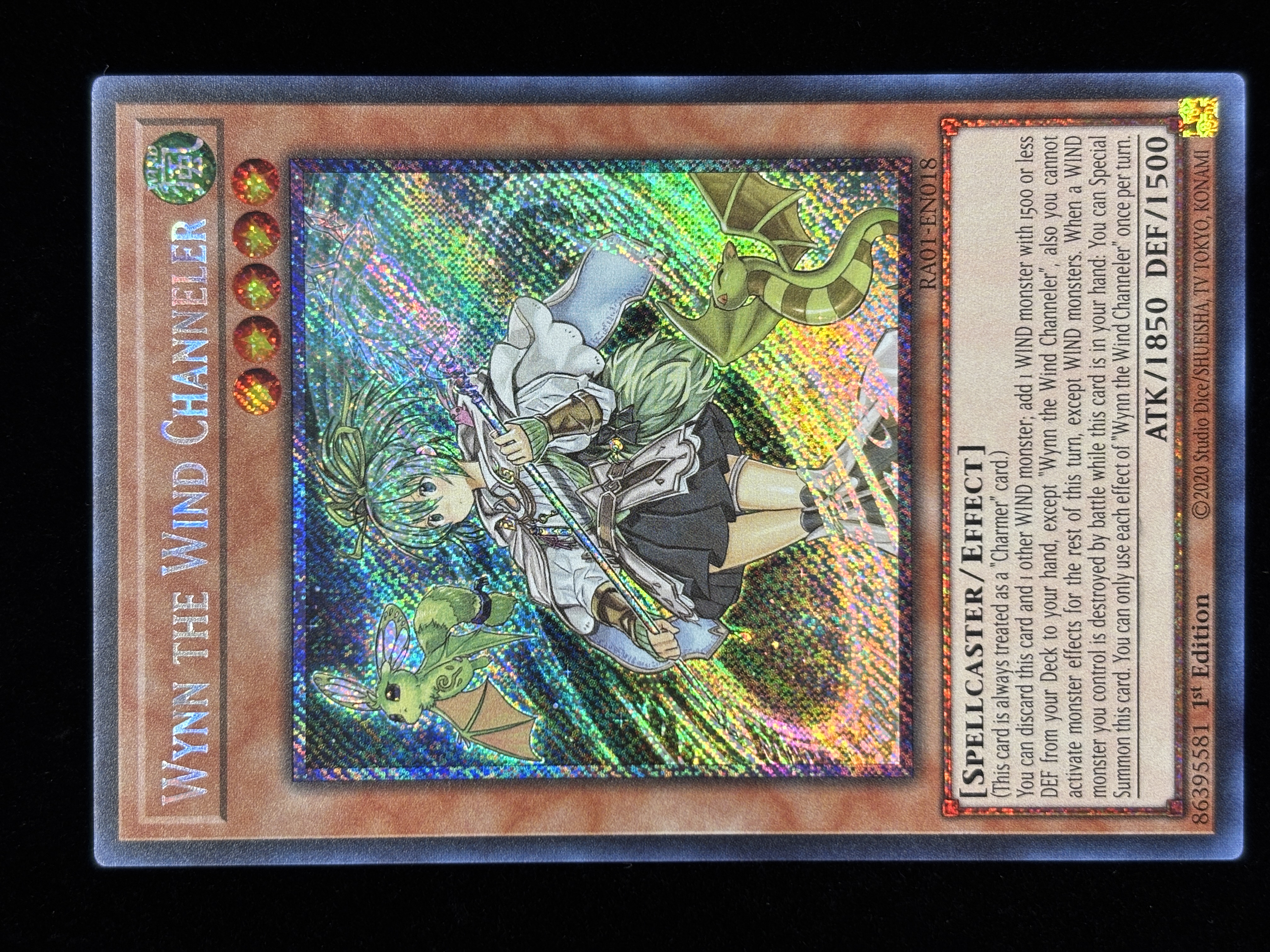 【状態C】●WYNN THE WIND CHANNELER(RA01-EN018)(SE)