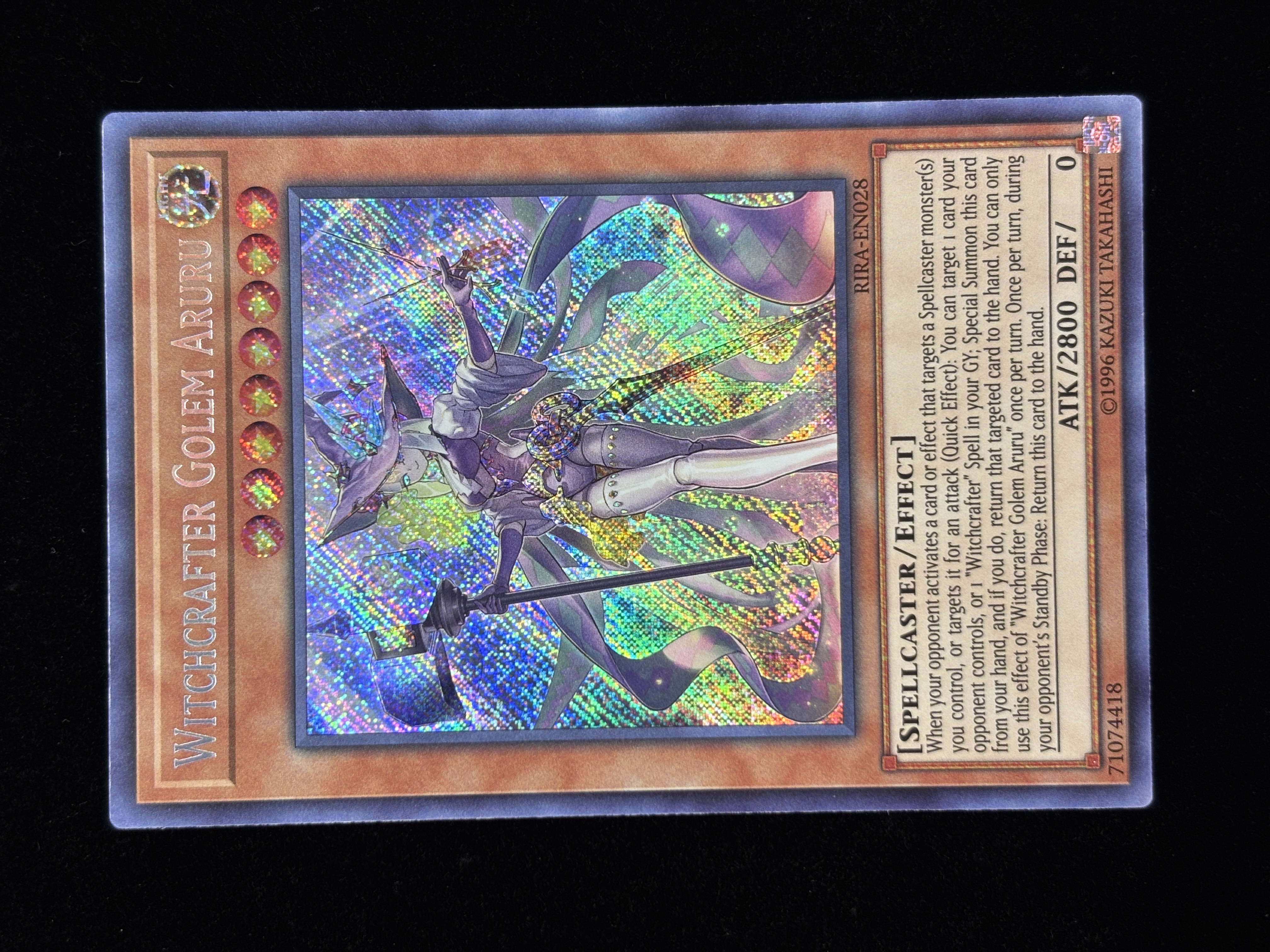 【状態C】●WITCHCRAFTER GOLEM ARURU(RIRA-EN028)(SE)