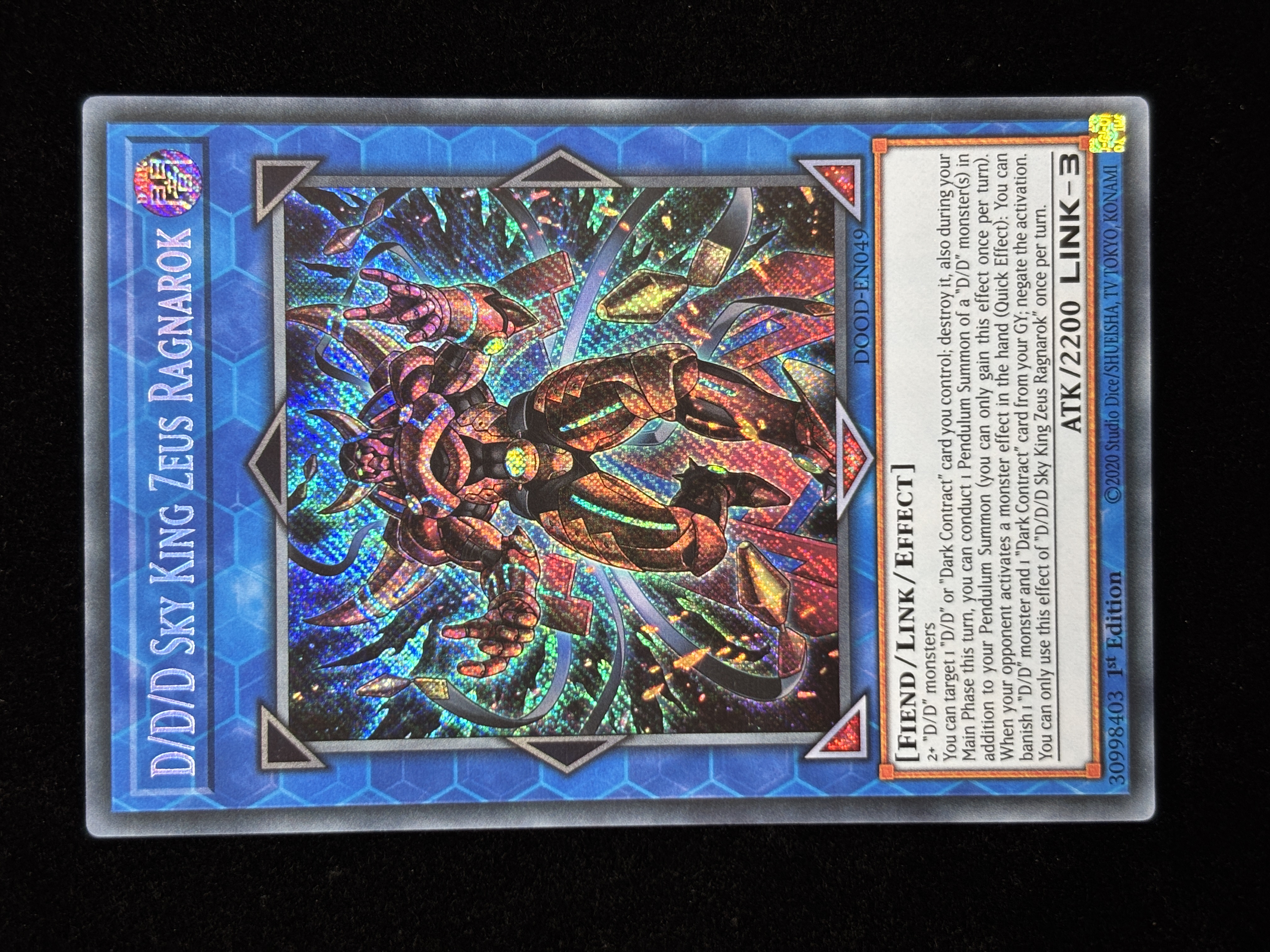 【状態C】●DDD SKY KING ZEUS RAGNAROK(DOOD-EN049)(SE)