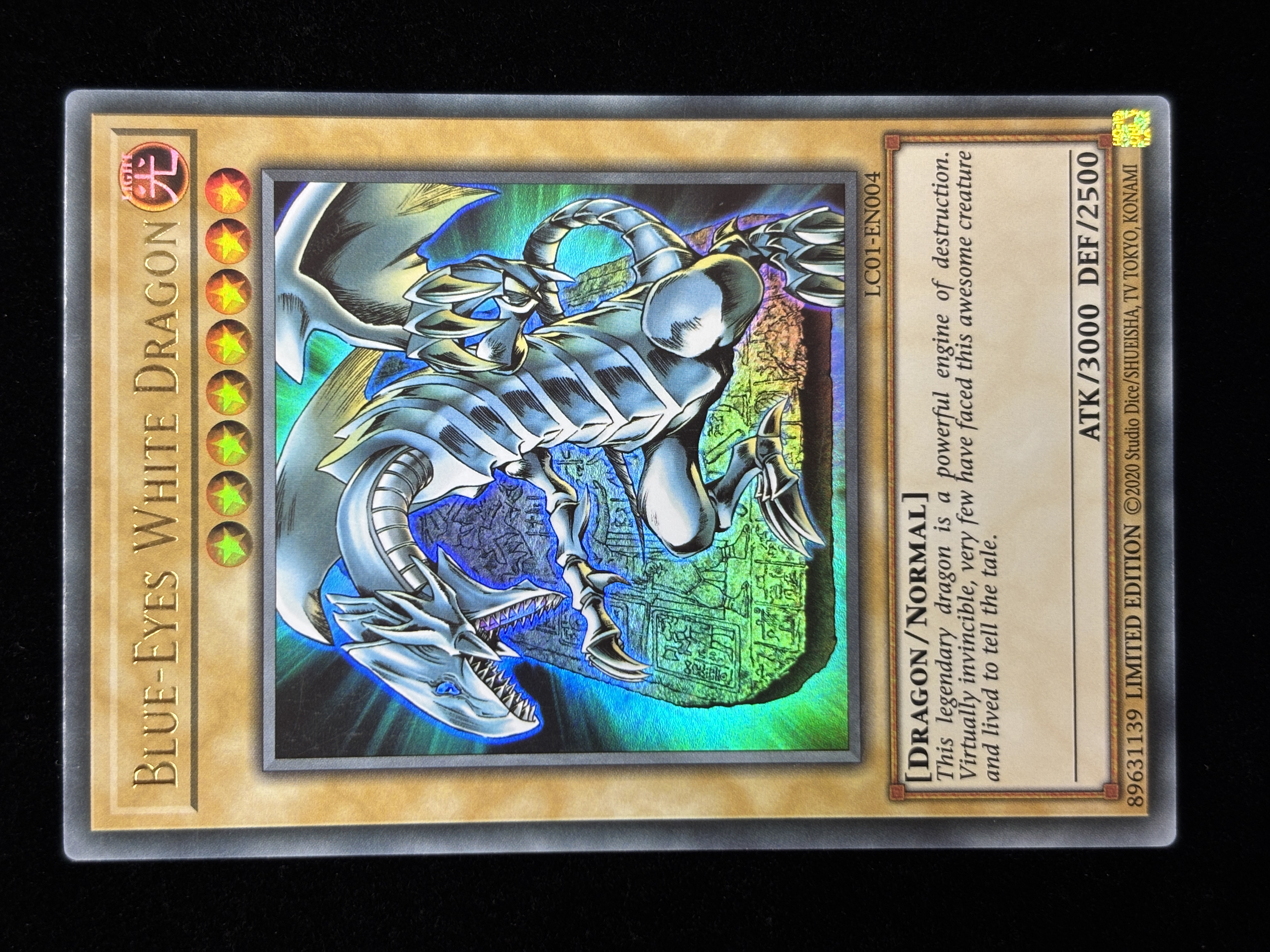 【状態C】●BLUE-EYES WHITE DRAGON(LC01-EN004)(UR)A