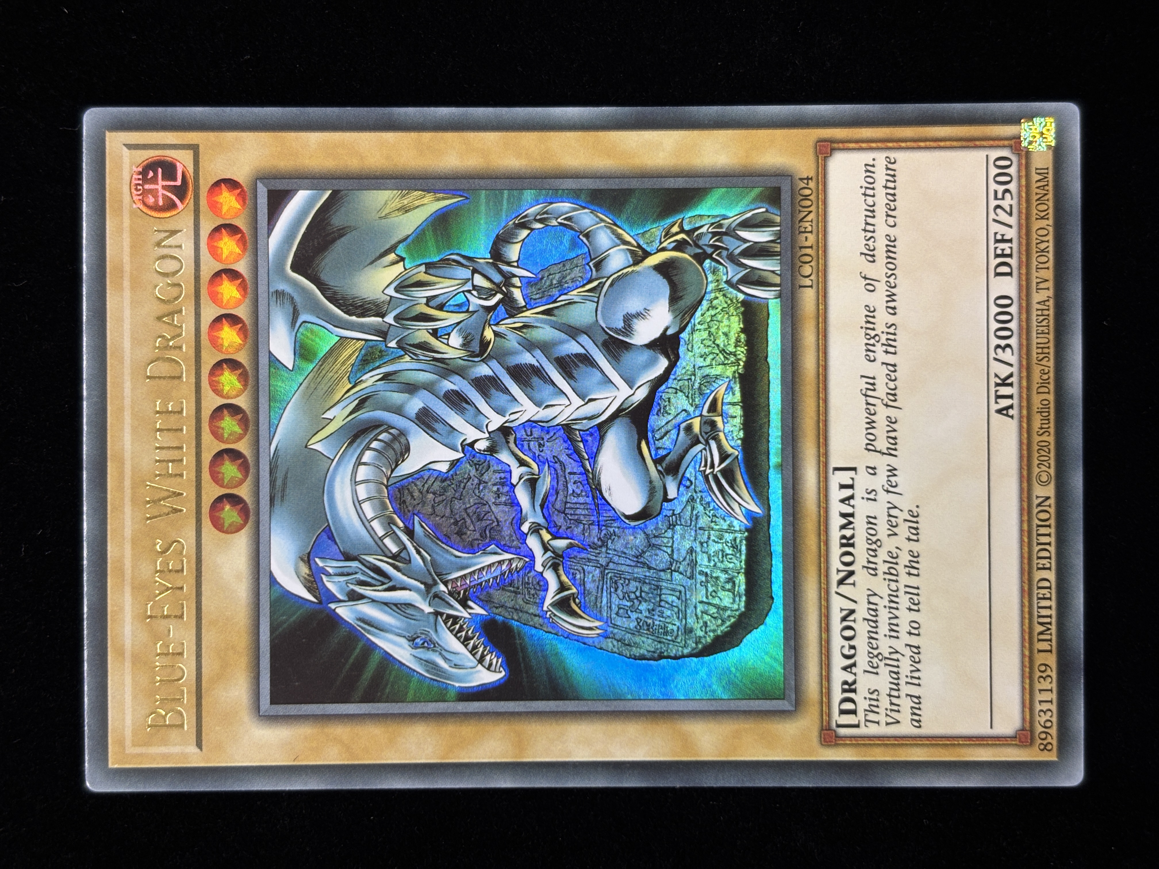 【状態C】●BLUE-EYES WHITE DRAGON(LC01-EN004)(UR)B