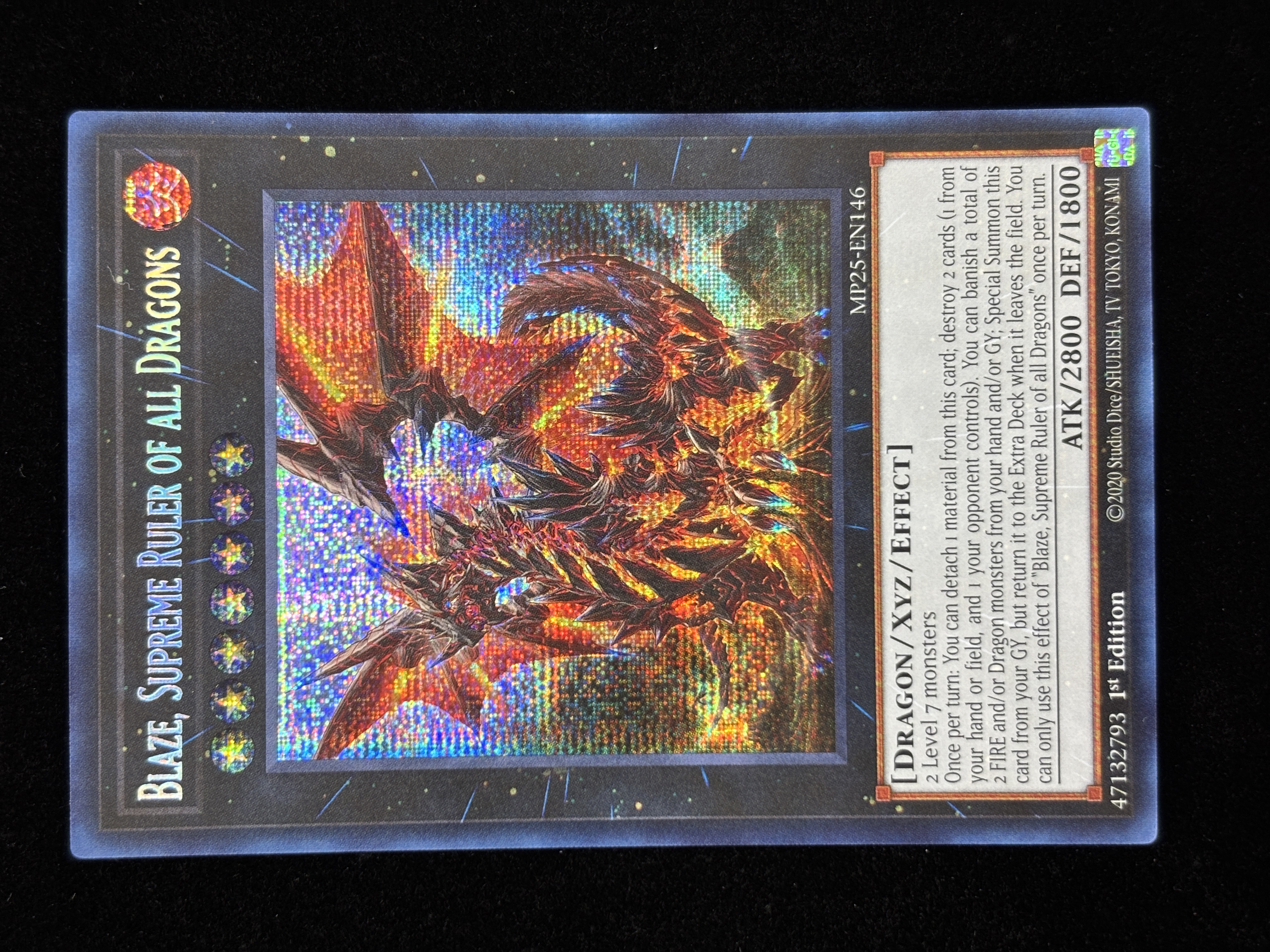 【状態C】●BLAZE,SUPREME RULER OF ALL DRAGONS(MP25-EN146)(PSE)