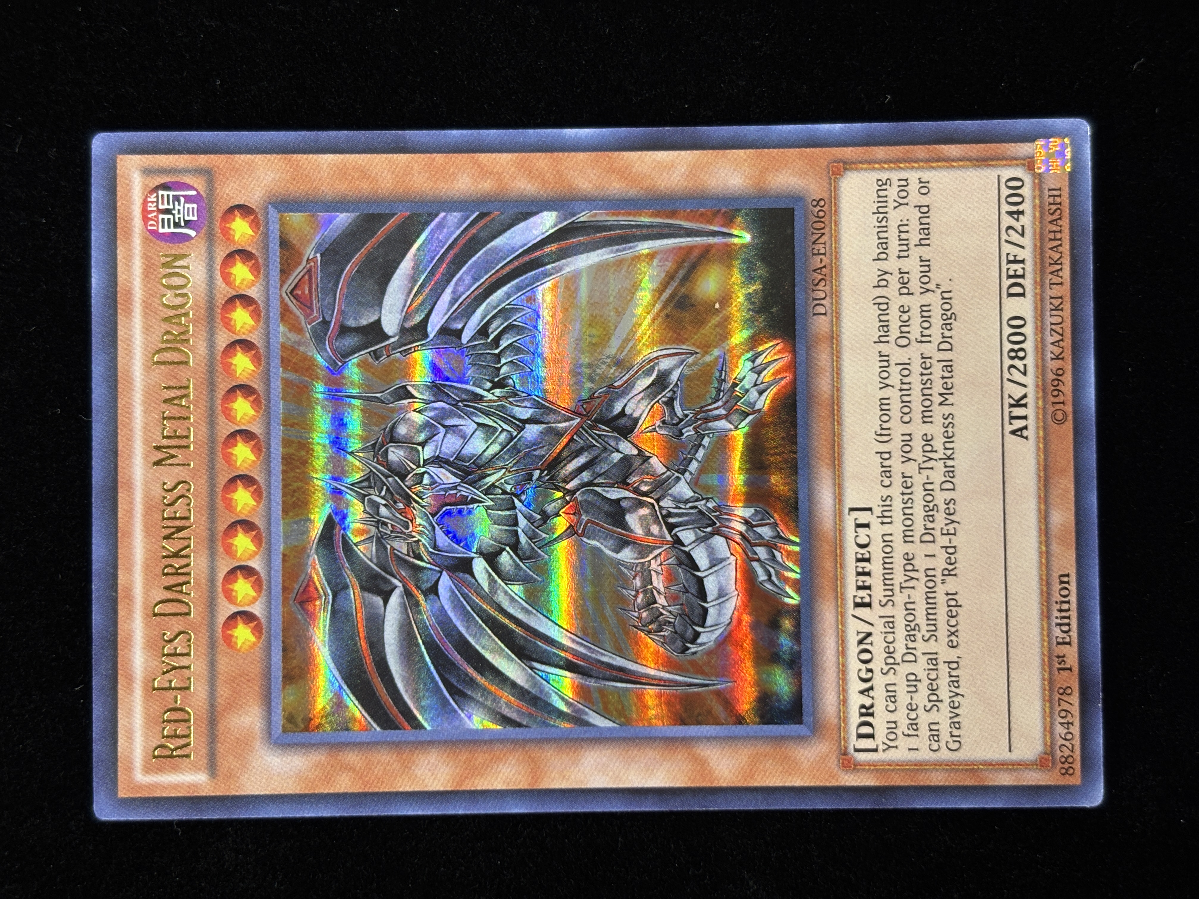 【状態C】●RED-EYES DARKNESS METAL DRAGON(DUSA-EN068)(UR)A