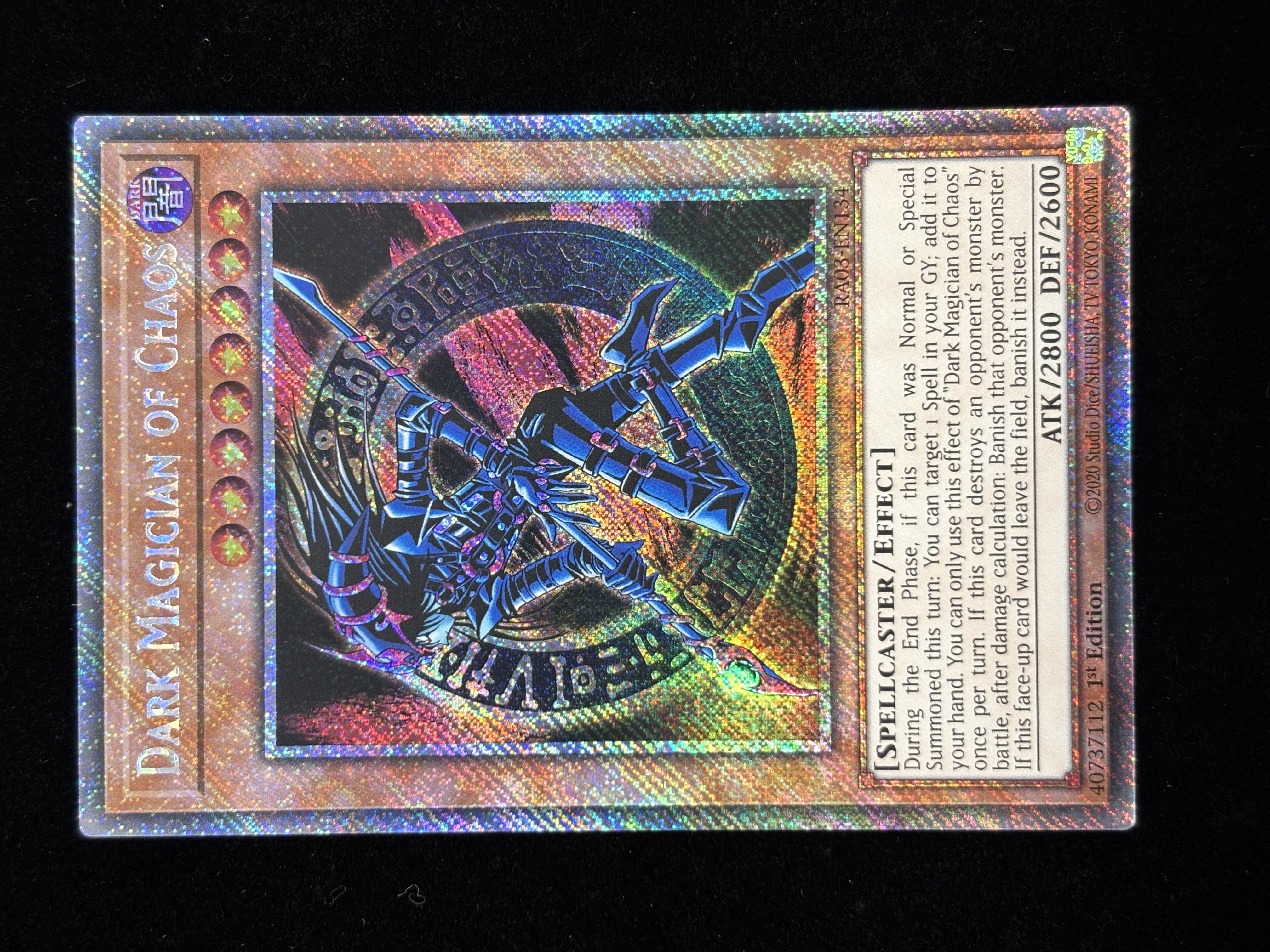 【状態B】●DARK MAGICIAN OF CHAOS(RA03-EN134)(Platinum)