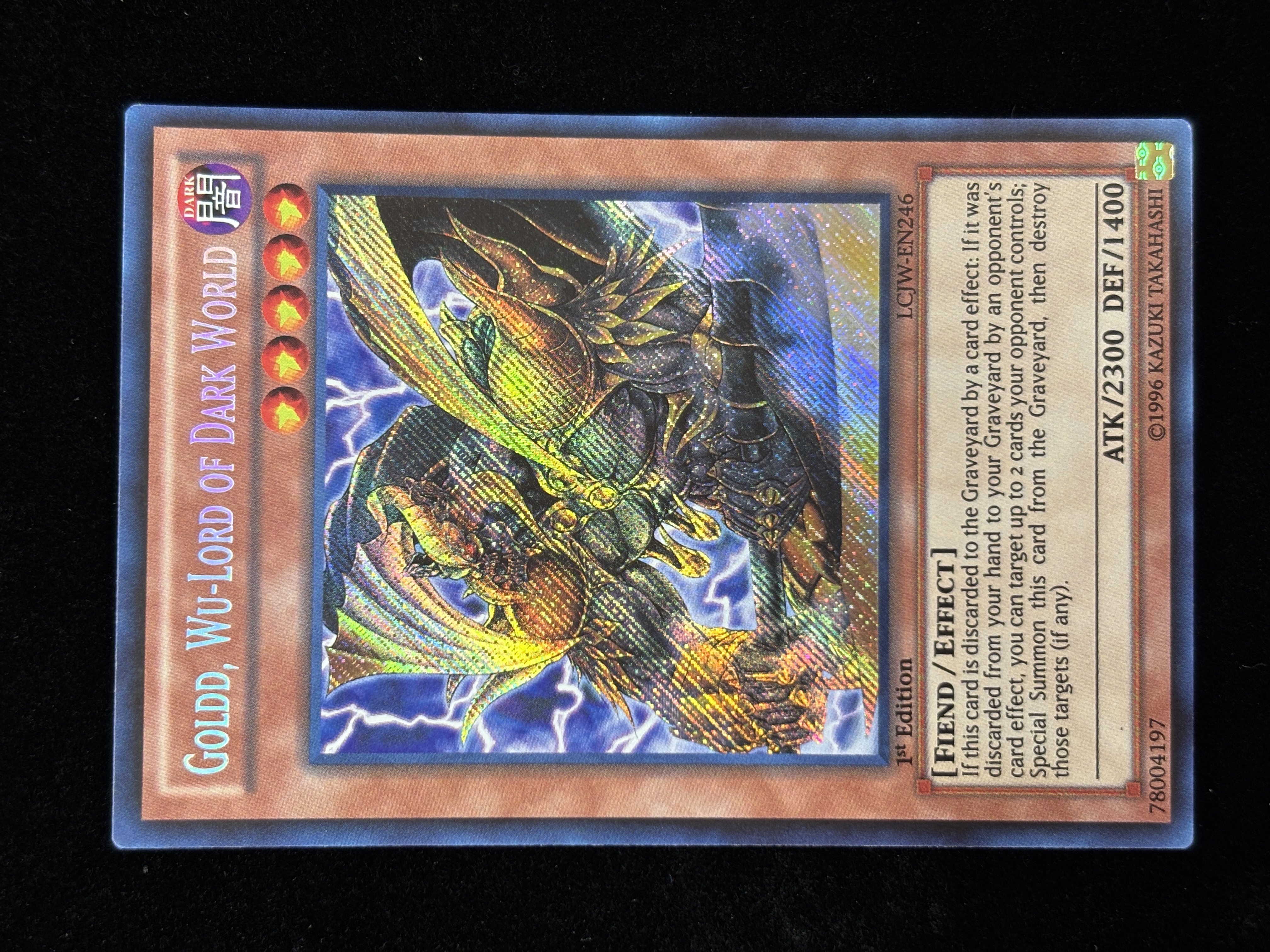 【状態B】●GOLDD, WU-LORD OF DARK WORLD(LCJW-EN246)(SE)B