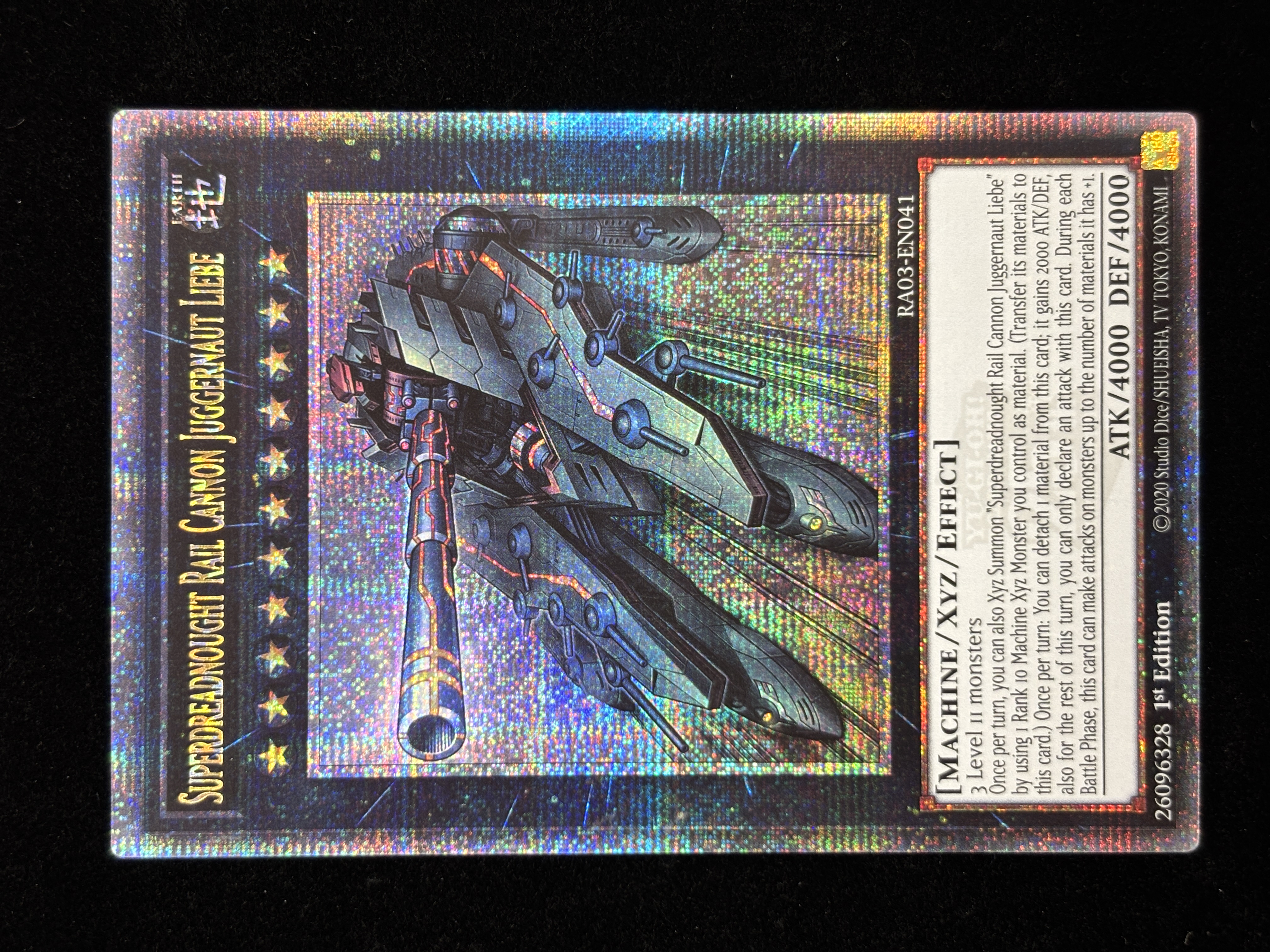【状態B】●SUPERDREADNOUGHT RAIL CANNON JUGGERNAUT LIEBE(RA03-EN041)(QCSE)A