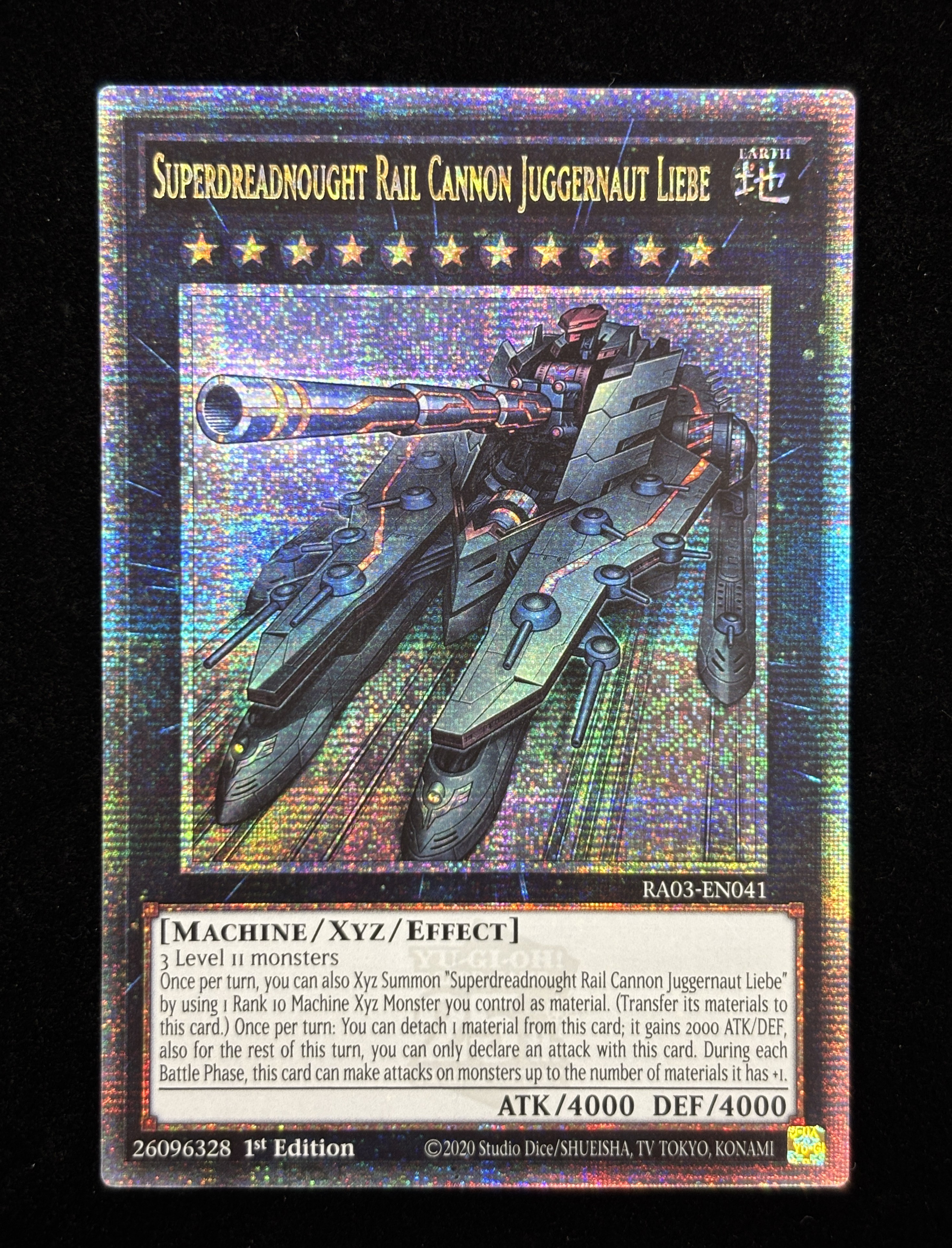 【状態B】●SUPERDREADNOUGHT RAIL CANNON JUGGERNAUT LIEBE(RA03-EN041)(QCSE)B