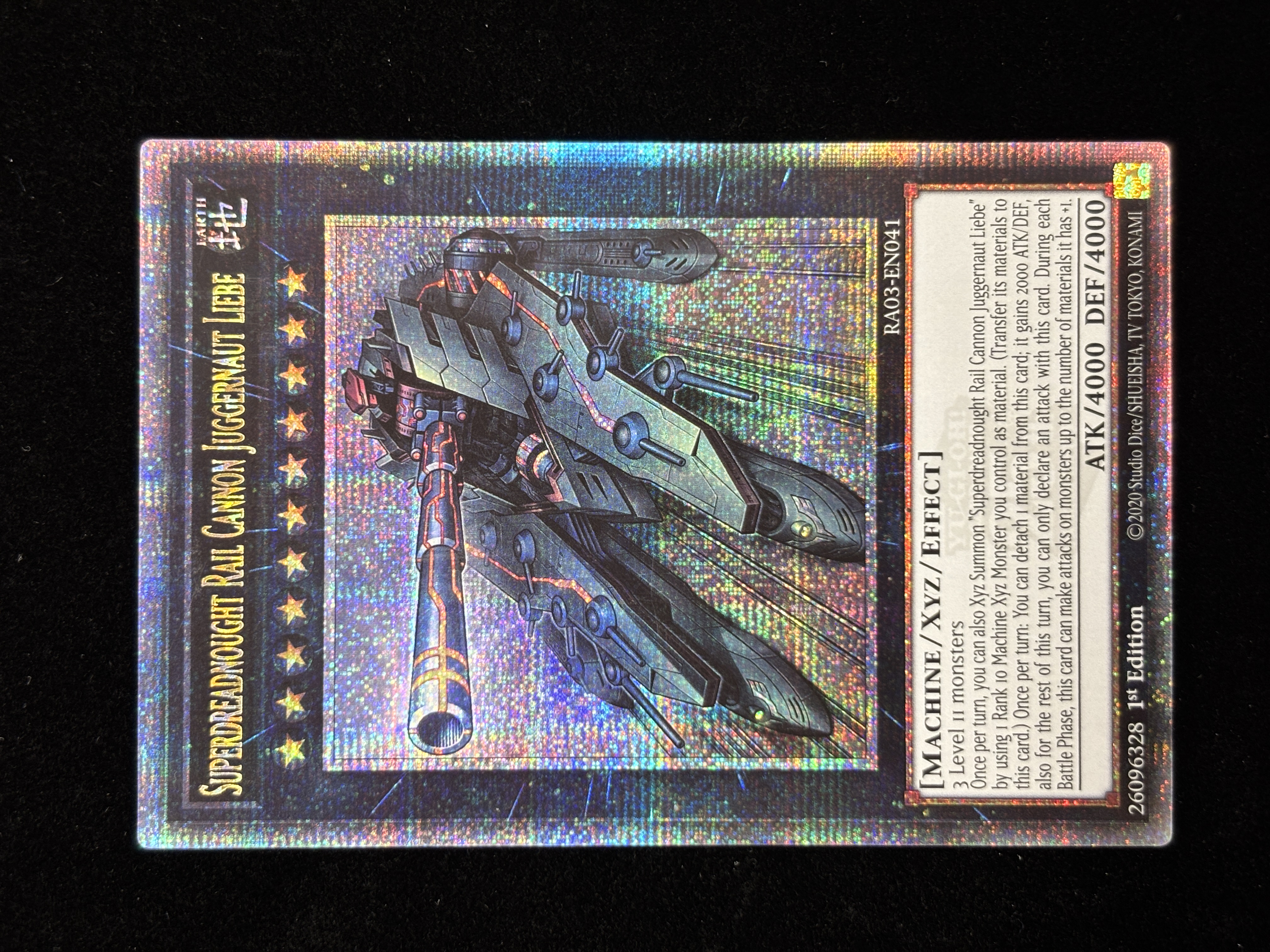 【状態B】●SUPERDREADNOUGHT RAIL CANNON JUGGERNAUT LIEBE(RA03-EN041)(QCSE)C