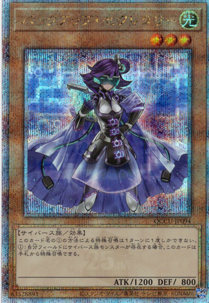 【状態B】バックアップセクレタリー【QCSE】〈QCCU-JP094〉