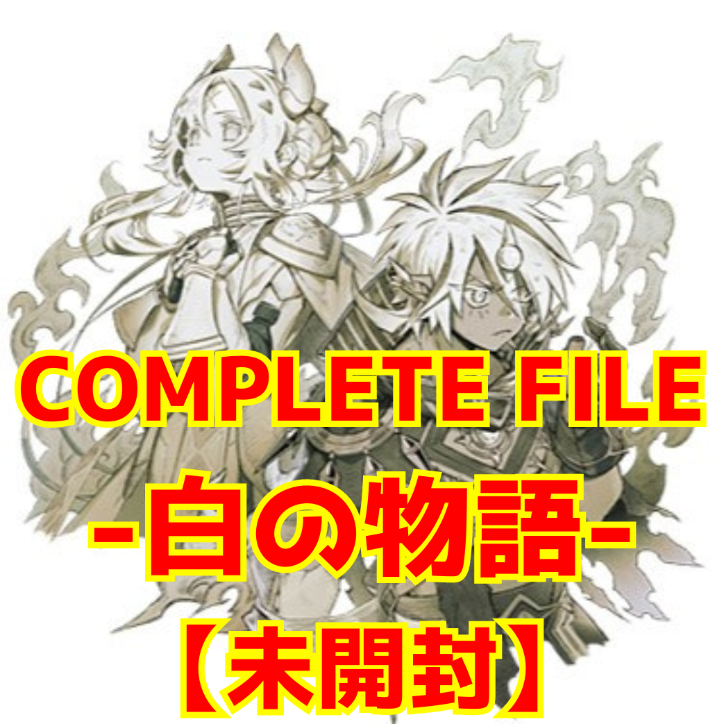 (未開封)COMPLETE FILE －白の物語－