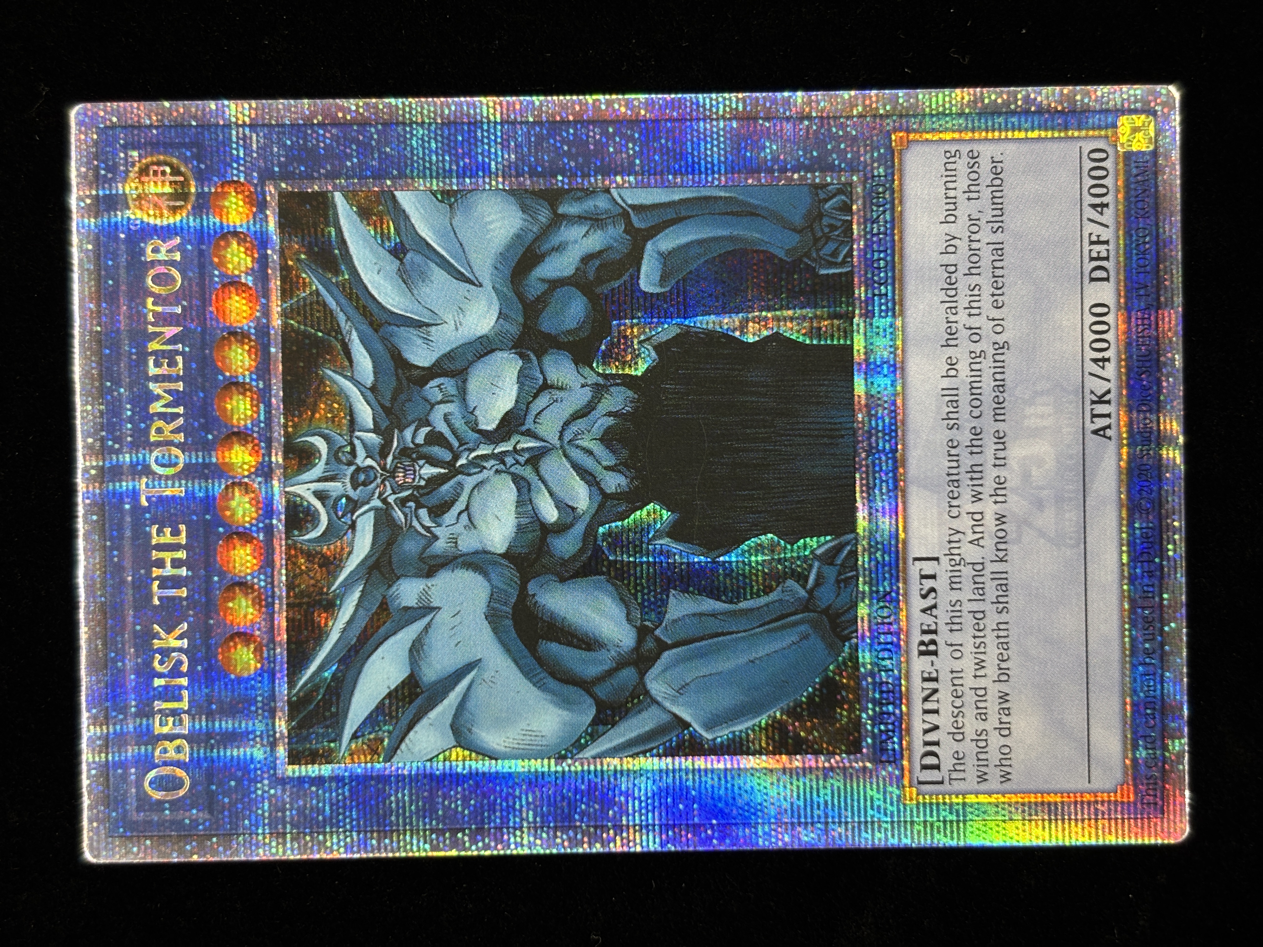 【状態C】●OBELISK THE TORMENTOR(LC01-EN001)(QCSE)