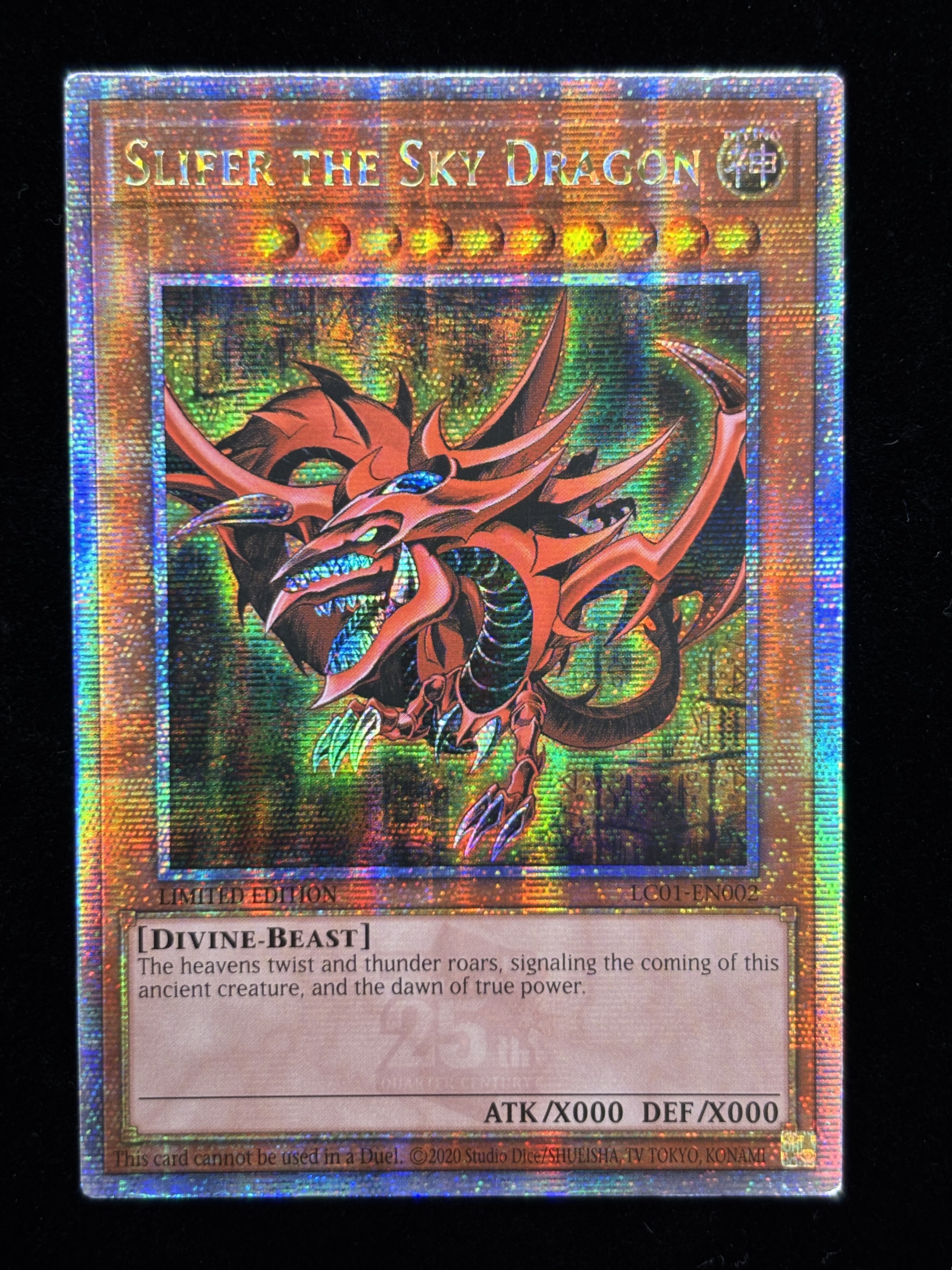 【状態C】●SLIFER THE SKY DRAGON(LC01-EN002)(QCSE)