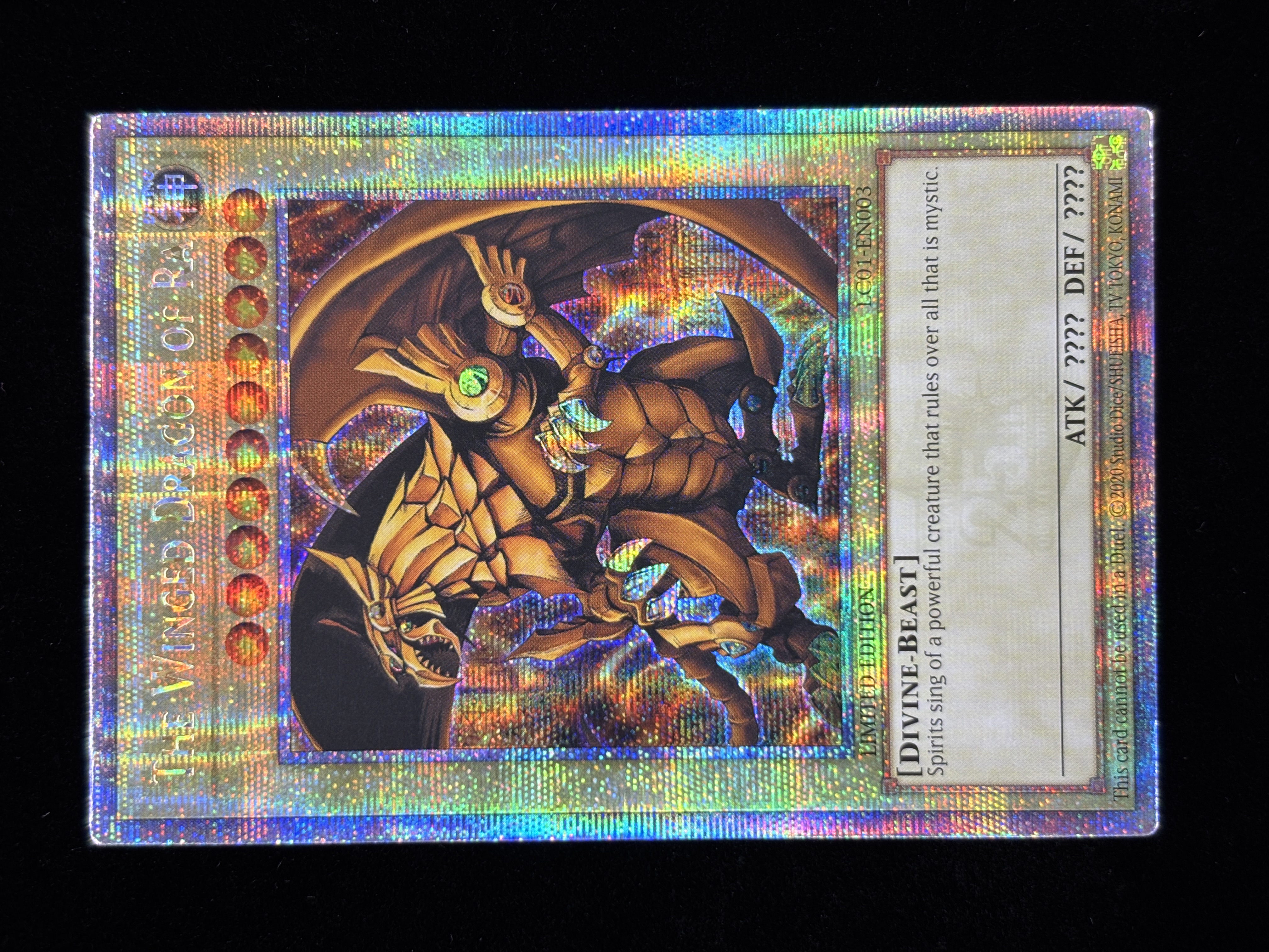 【状態C】●THE WINGED DRAGON OF RA(LC01-EN003)(QCSE)B