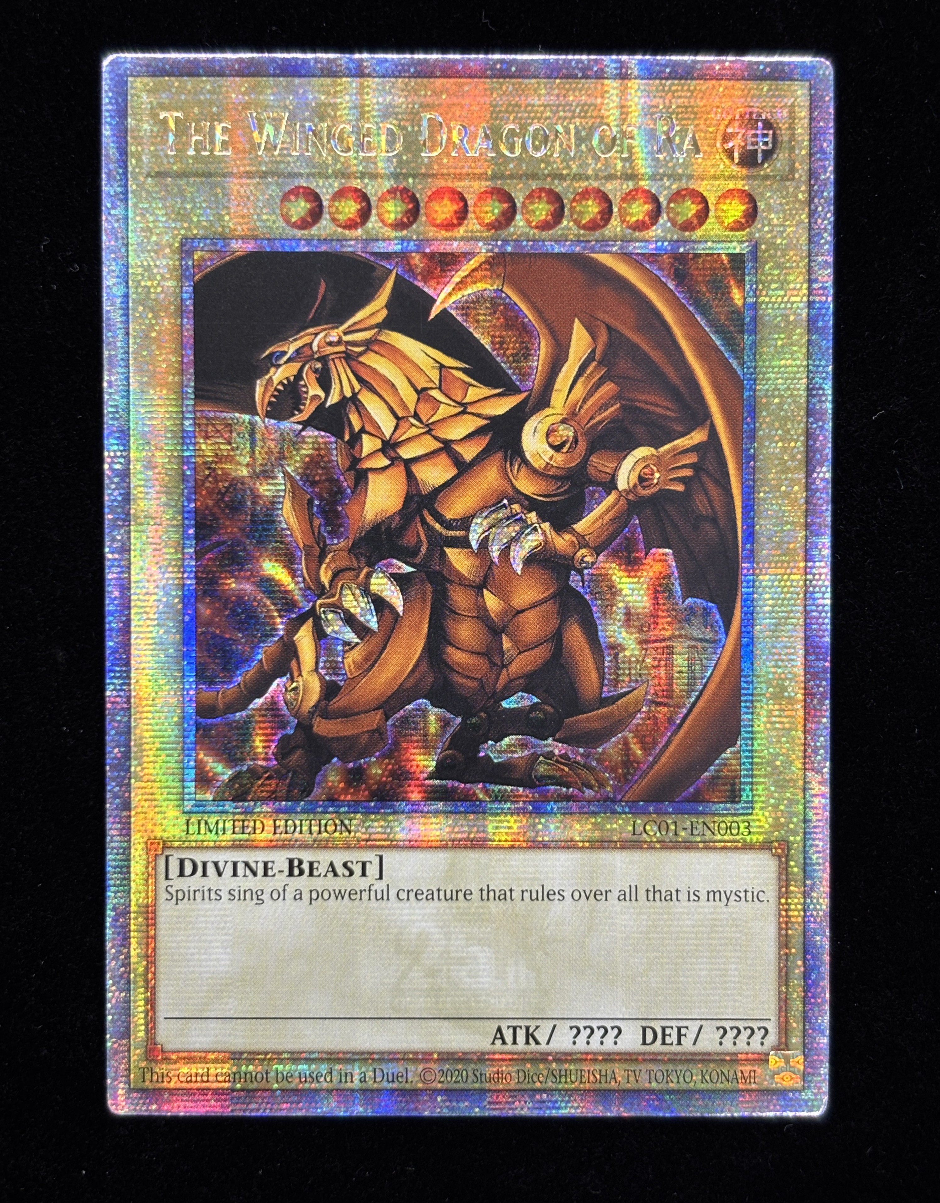 【状態C】●THE WINGED DRAGON OF RA(LC01-EN003)(QCSE)C