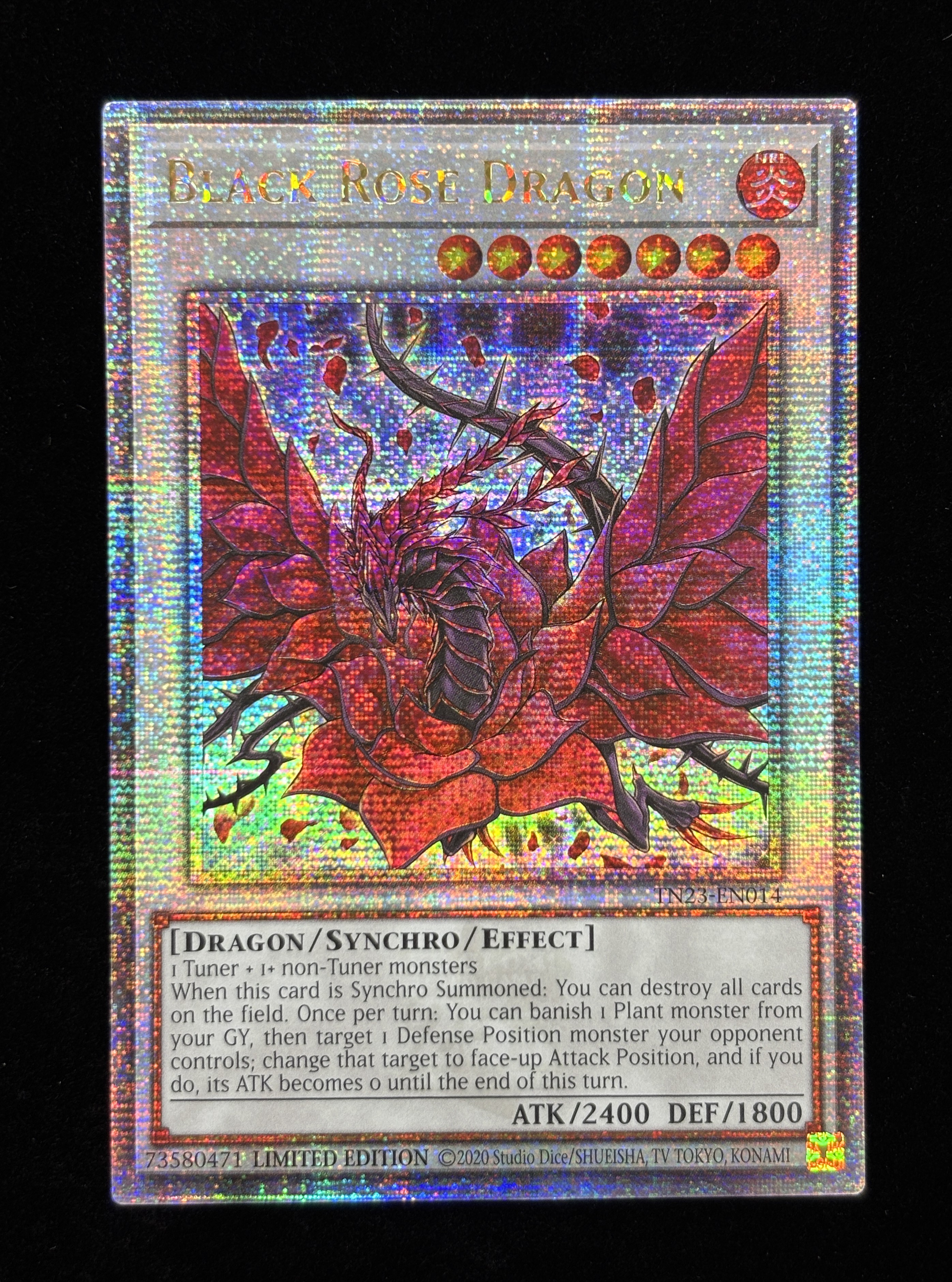 【状態B】●BLACK ROSE DRAGON(TN23-EN014)(QCSE)