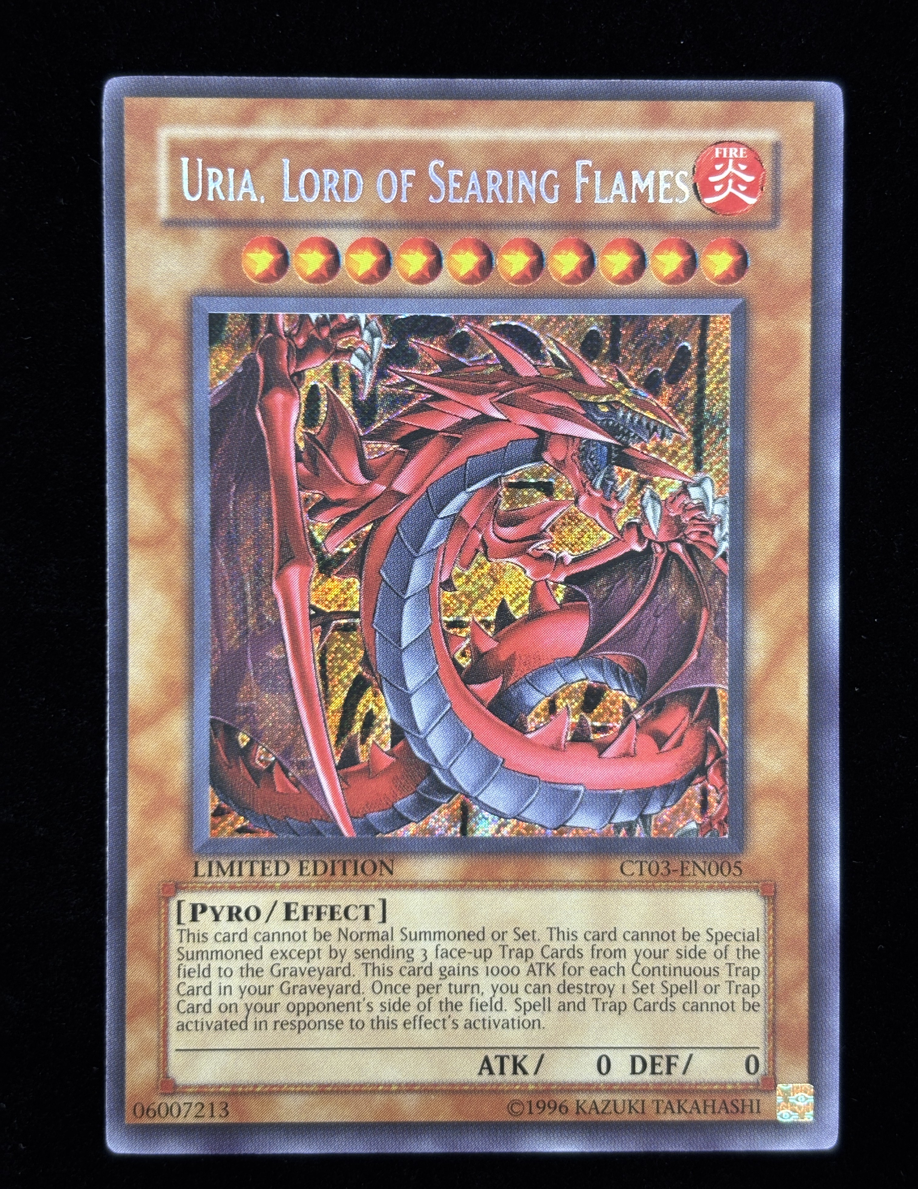 【状態C】●URIA,LORD OF SEARING FLAMES(CT03-EN005)(UR)
