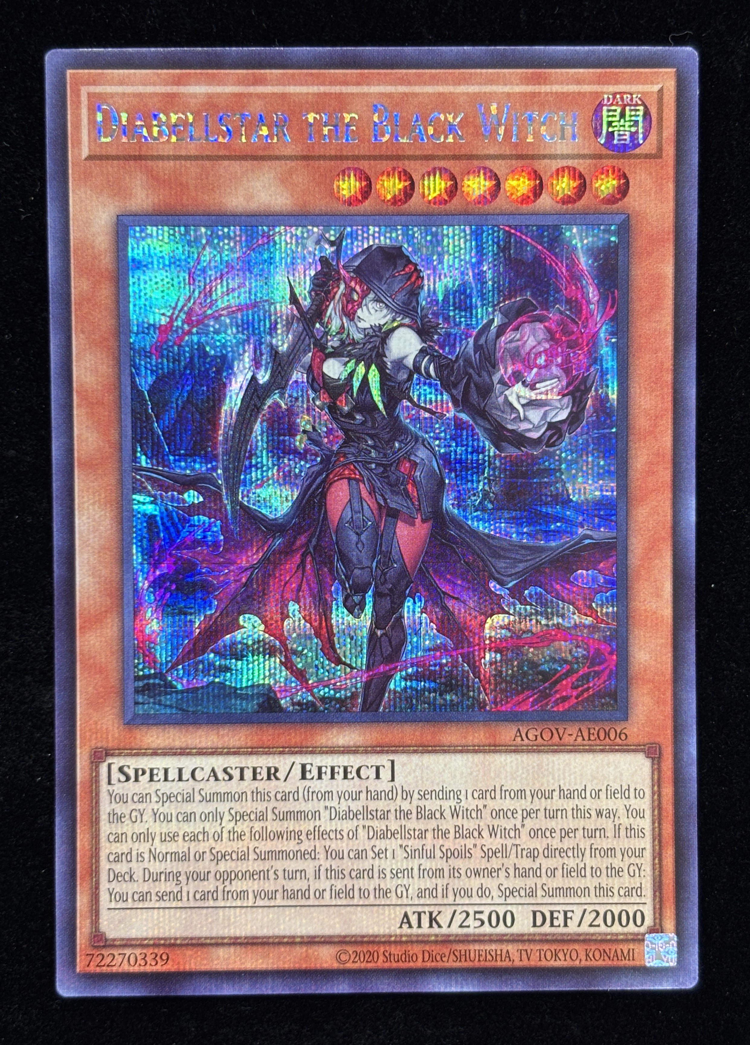 【状態B】●DIABELLSTAR THE BLACK WITCH(AGOV-AE006)(SE)