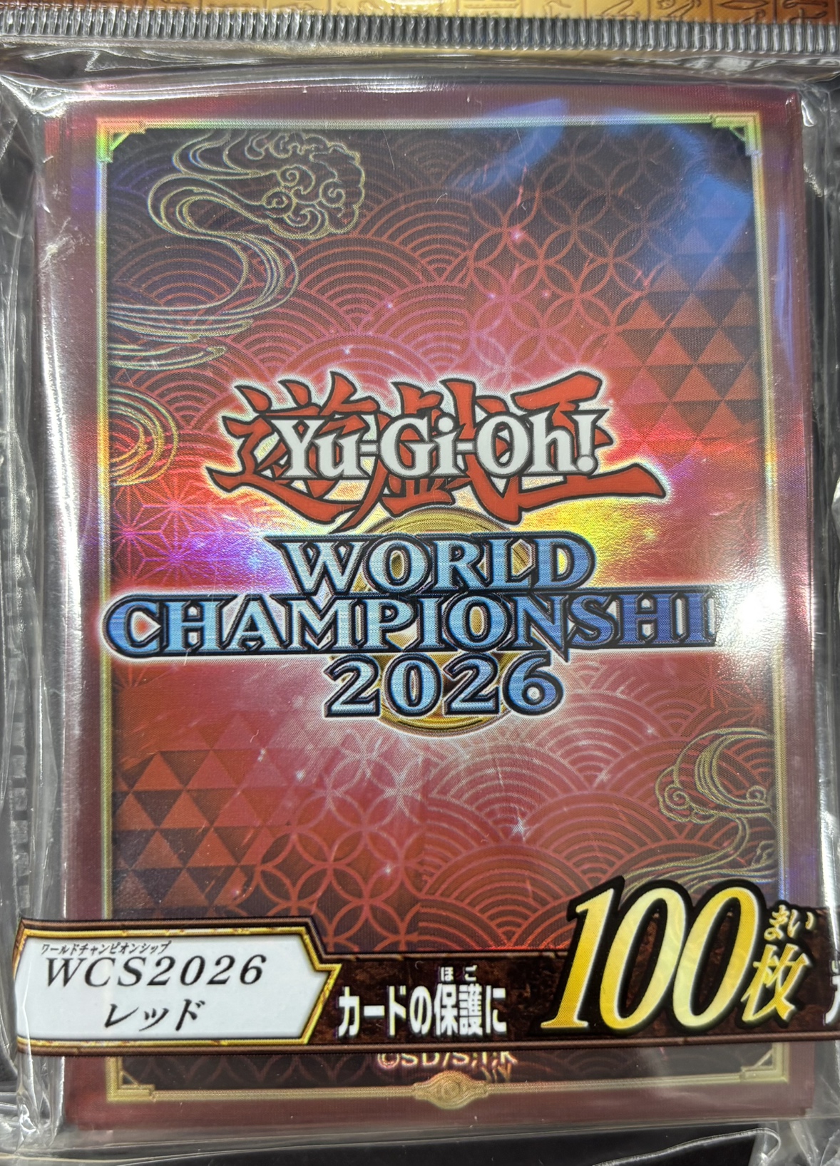 【スリーブ】WCS2026(レッド)(未開封)100枚入り
