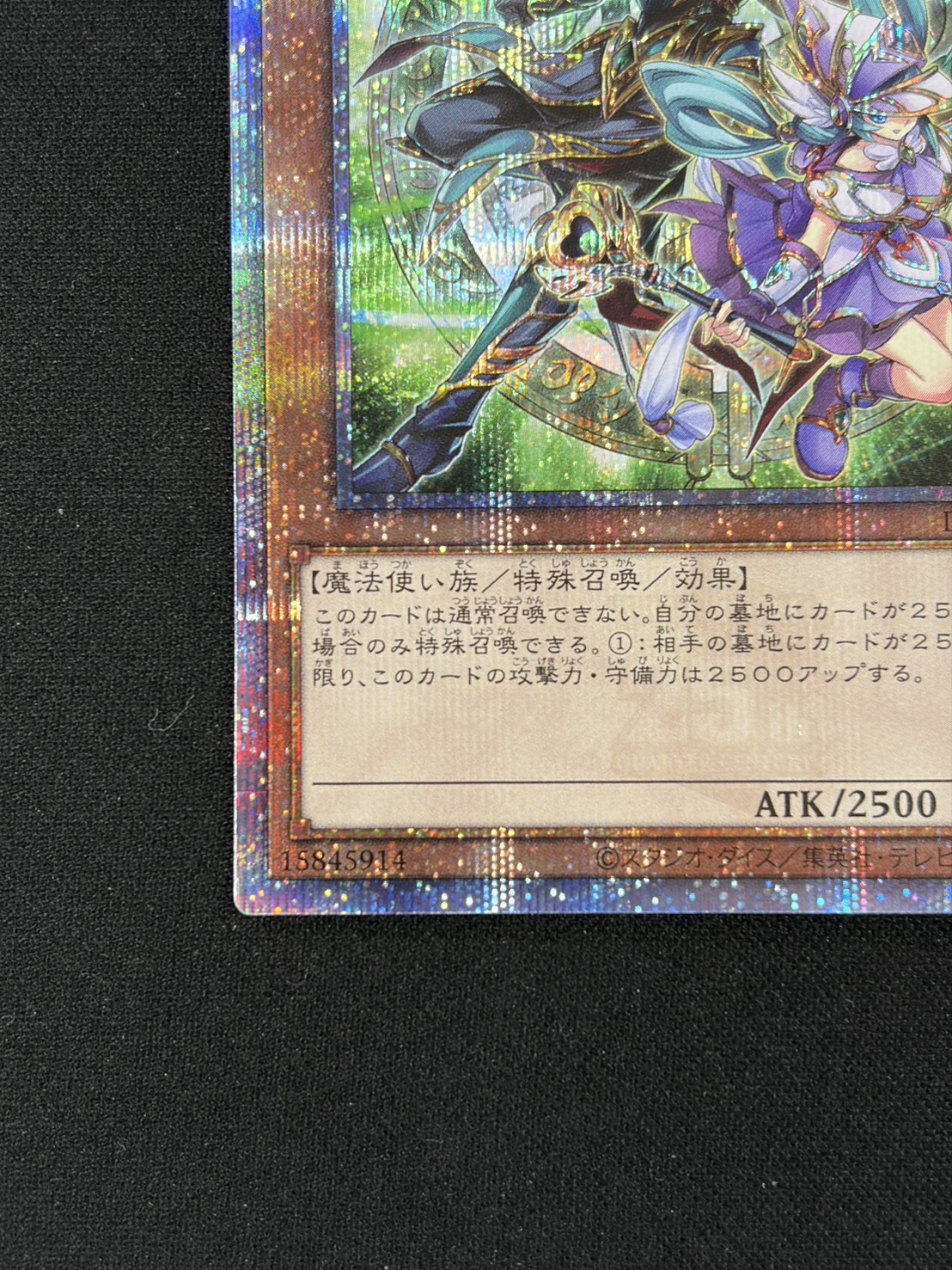 結束と絆の魔導師(緑背景)【QCSE】〈DUNE-JP000〉