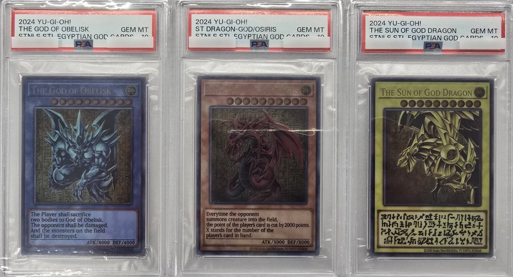 【PSA10】「三幻神」スペシャルカード（ステンレス製）