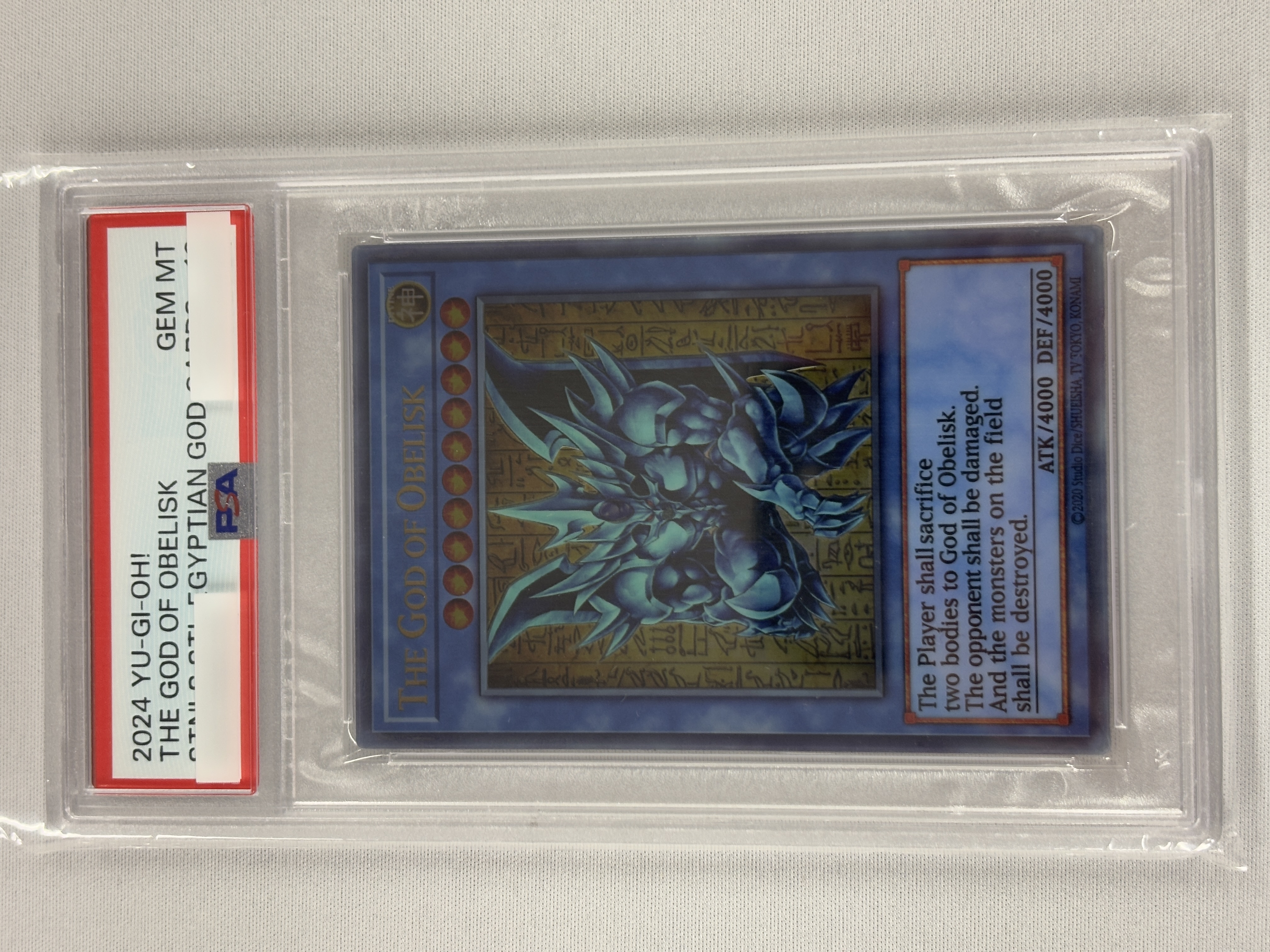 【PSA10】「三幻神」スペシャルカード（ステンレス製）