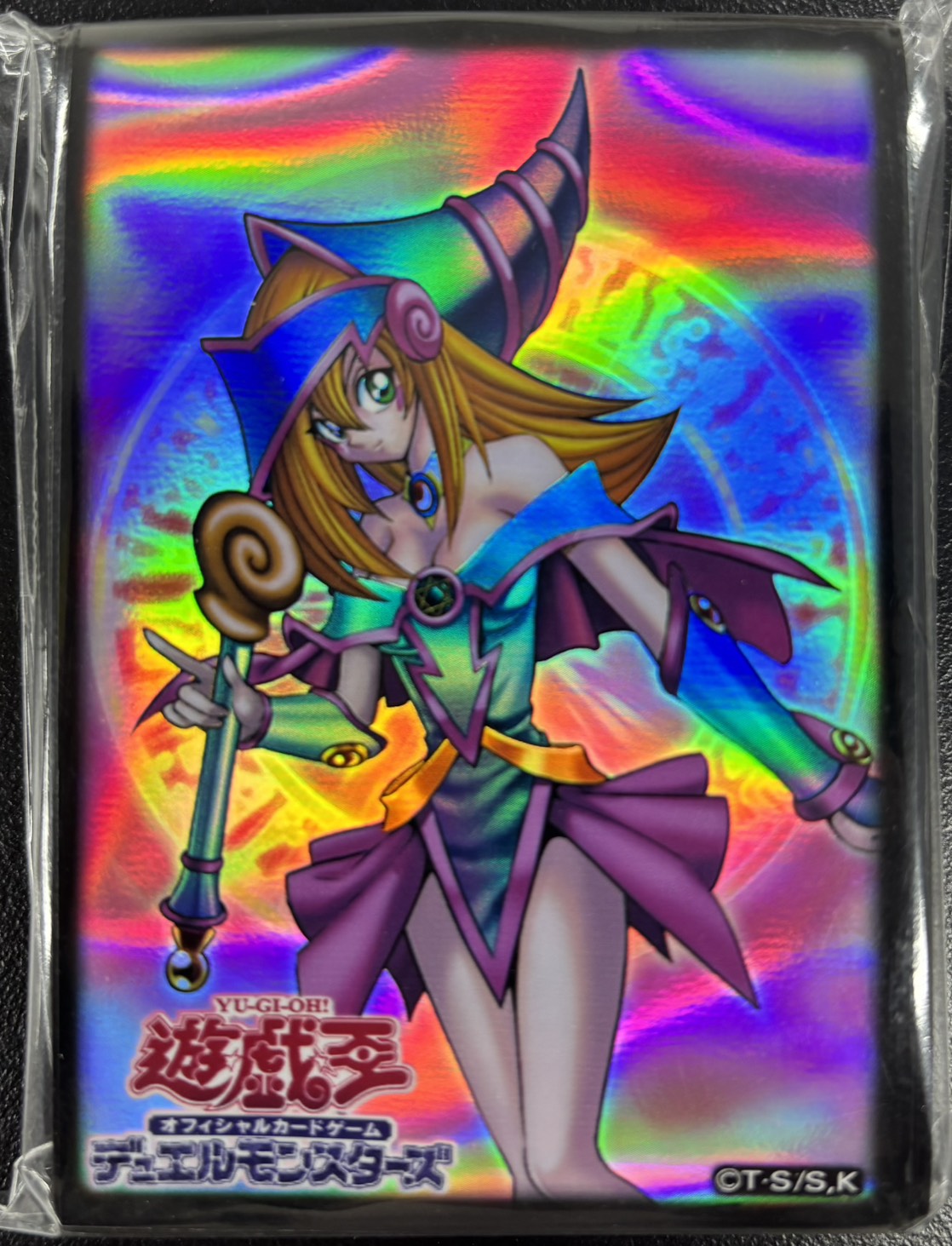 【スリーブ】『ブラックマジシャンガール(決闘王の記憶)』(未開封)(55枚入)