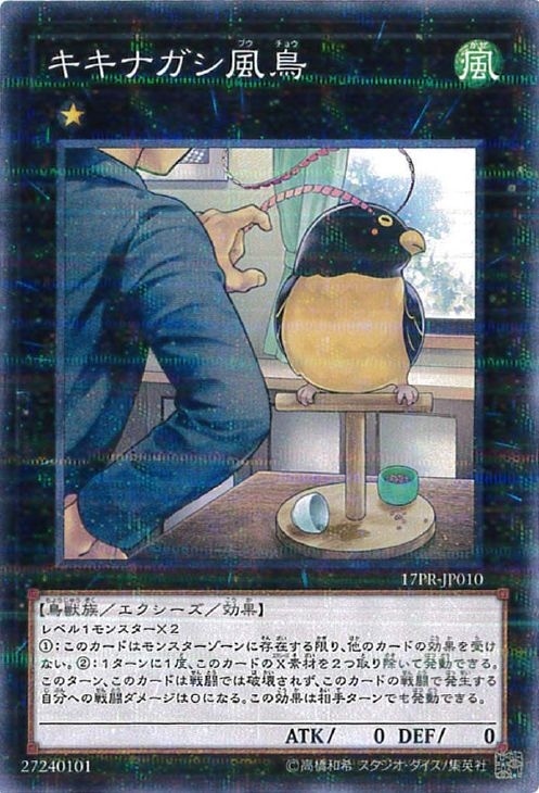 【状態B】キキナガシ風鳥【NP】〈17PR-JP010〉