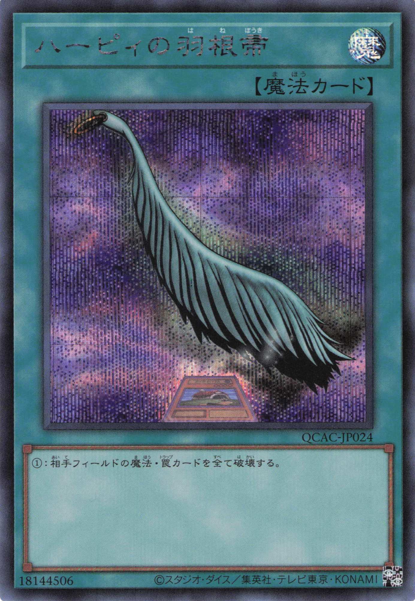 【状態B】ハーピィの羽根帚【SE】〈QCAC-JP024〉