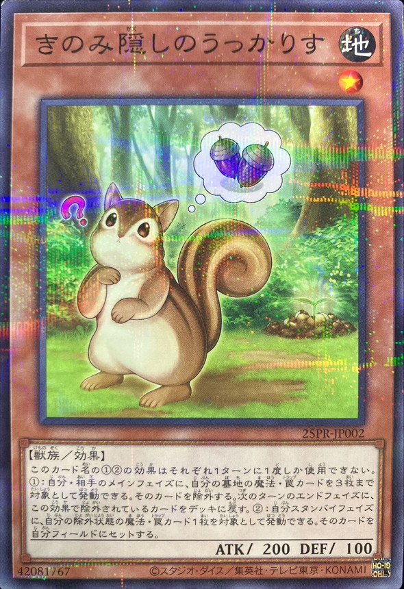 きのみ隠しのうっかりす【NP】〈25PR-JP002〉