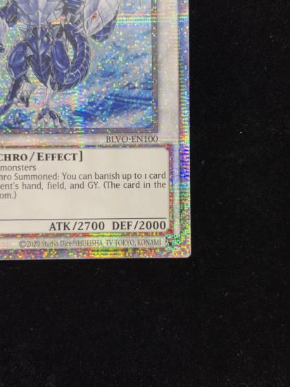 【状態B】●(北米版)TRISHULA, DRAGON OF THE ICE BARRIER(BLVO-EN100)(Starlight)