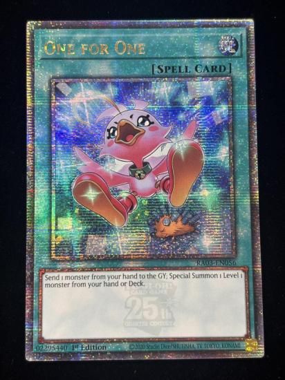 【状態A】●(EU版)ONE FOR ONE(RA03-EN056)(QCSE)