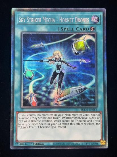 【状態A】●(EU版)SKY STRIKER MECHA-HORNET DRONES(JUSH-EN053)(CR)