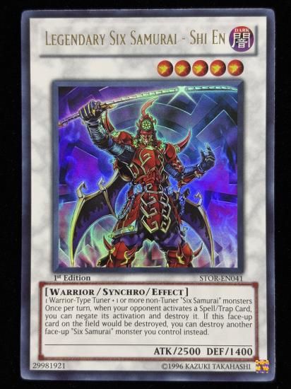 【状態A】●(北米版)LEGENDARY SIX SAMURAI-SHI EN(STOR-EN041)(UR)