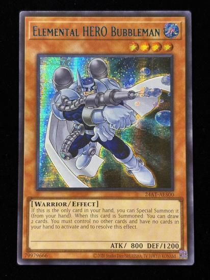 【状態A】●(アジア英語)ELEMENTAL HERO BUBBLEMAN(24AT-AE500)(SE)