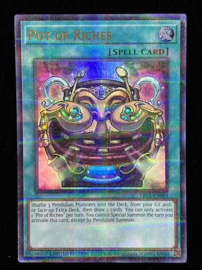 【状態A】●(北米版)POT OF RICHES(TBC1-EN005)(UR+P)
