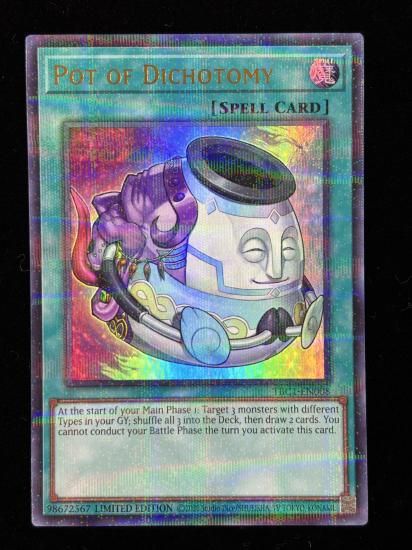 【状態A】●(北米版)POT OF DICHOTOMY(TBC1-EN008)(UR+P)