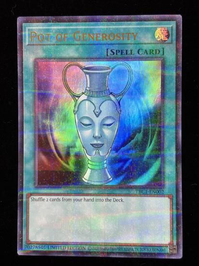【状態A】●(北米版)POT OF GENEROSITY(TBC1-EN002)(UR+P)