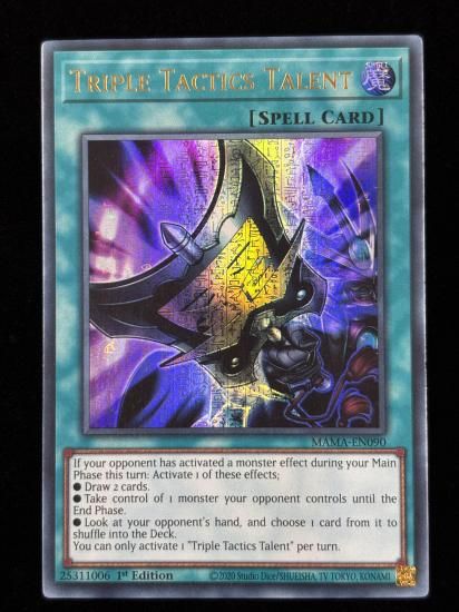 【状態A】●(EU1st)TRIPLE TACTICS TALENT(MAMA-EN090)(UR+Pharao's)