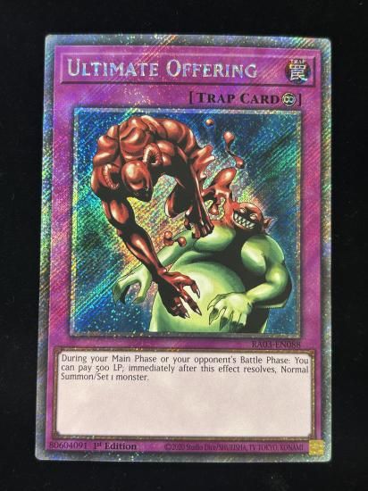 【状態A】●(EU版)ARUTHIMETTO OFFERING(RA04-EN088)(Platinum)