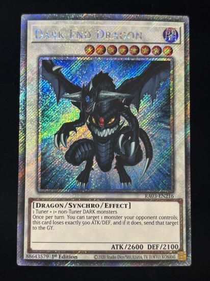 【状態A】●(EU版)DARK END DRAGON(RA03-EN216)(Platinum)