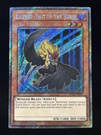 【状態A】●(EU版)BLACKWING-KALUT THE MOON SHADOW(RA03-EN217)(Platinum)